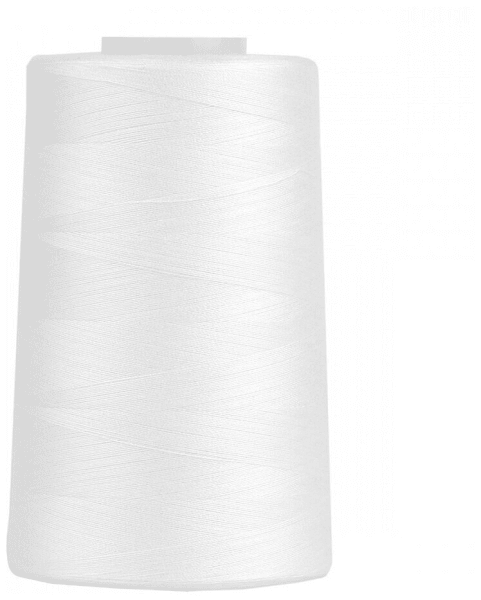 Нитки Sewing Thread 40/2 5000 ярд. цвет - белый 100% п/э в Лениногорске