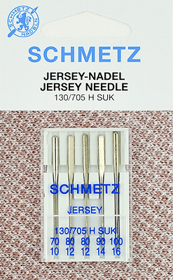 Иглы Schmetz джерси 130/705 H SUK (70x1, 80x2, 90x1, 100x1) 5 шт в Лениногорске