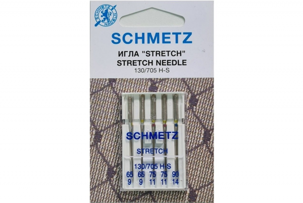 Иглы Schmetz стрейч combi (65x2, 75x2, 90x1), 5 шт в Лениногорске
